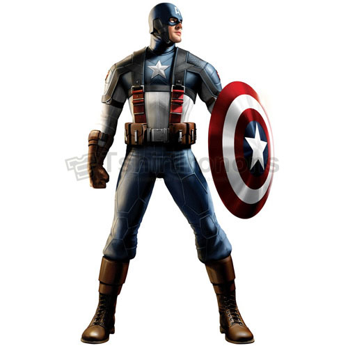 Captain America T-shirts Iron On Transfers N4486 - Click Image to Close